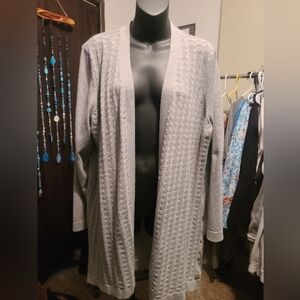 Gray Women's Sweater Cardigan